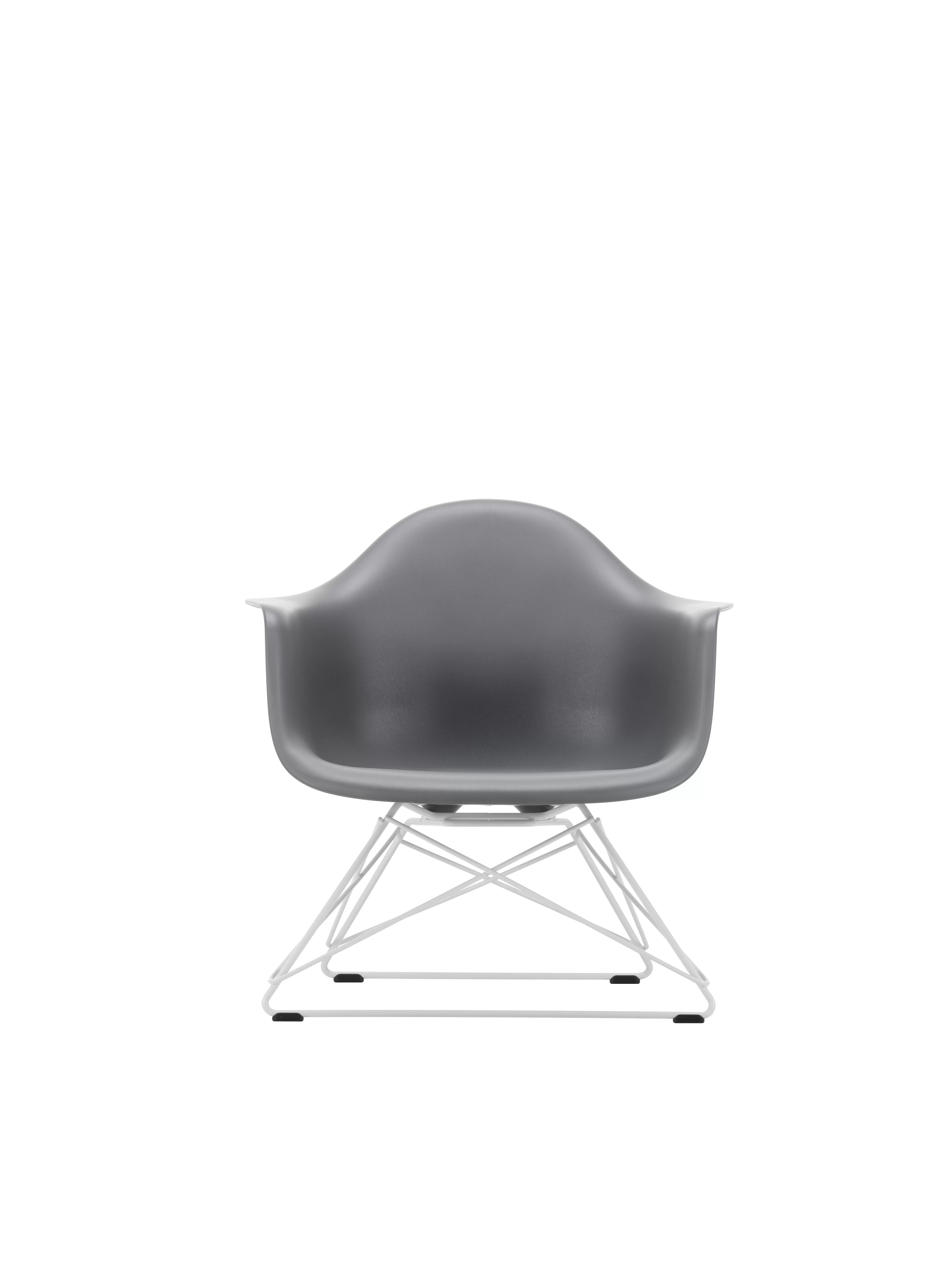 Illustration numéro 2 du produit Vitra Outdoor Eames Plastic Chair LAR - gris granit RE - gris granit RE - blanc
