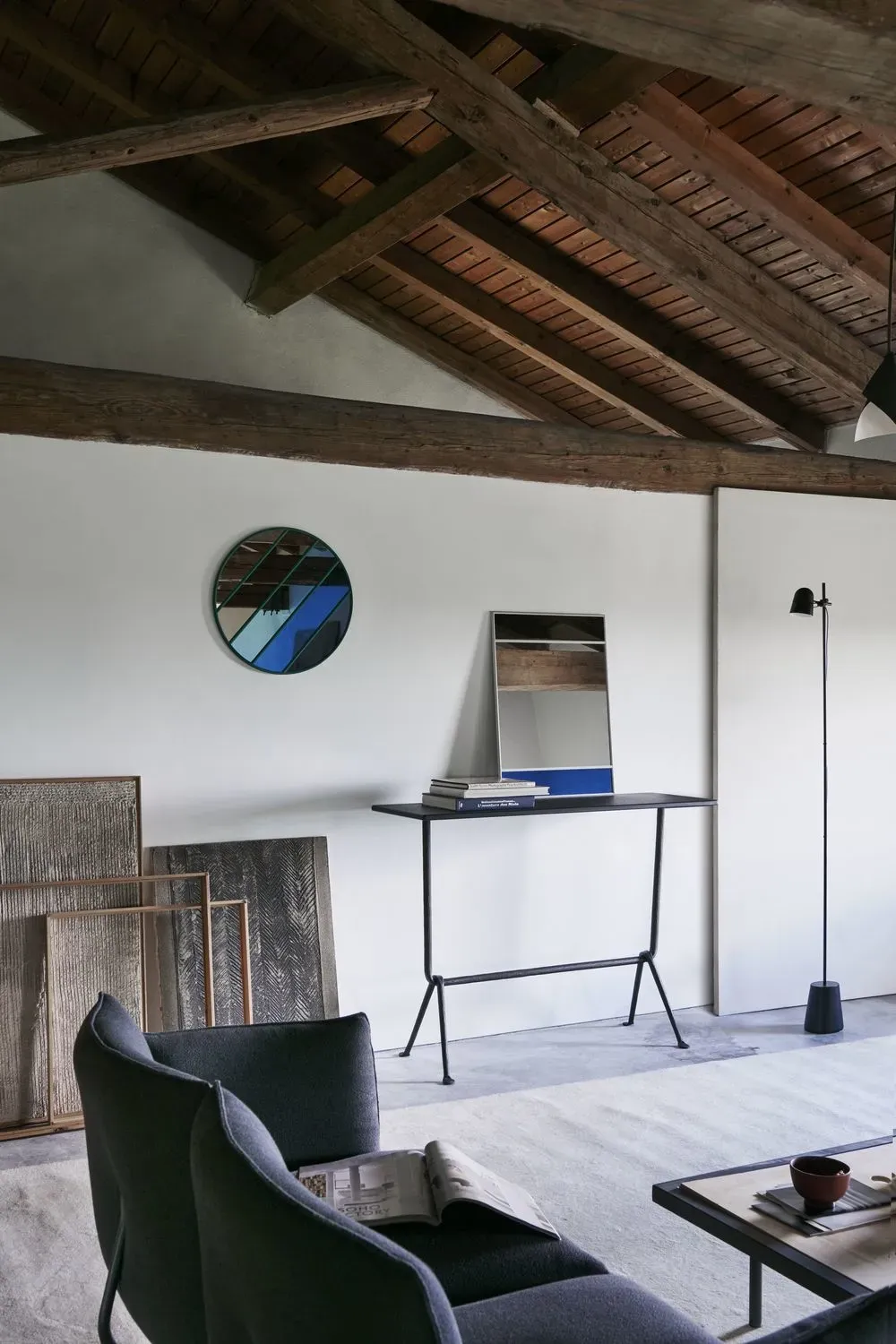 Illustration numéro 2 du produit Magis Miroir Vitrail rectangulaire - vert