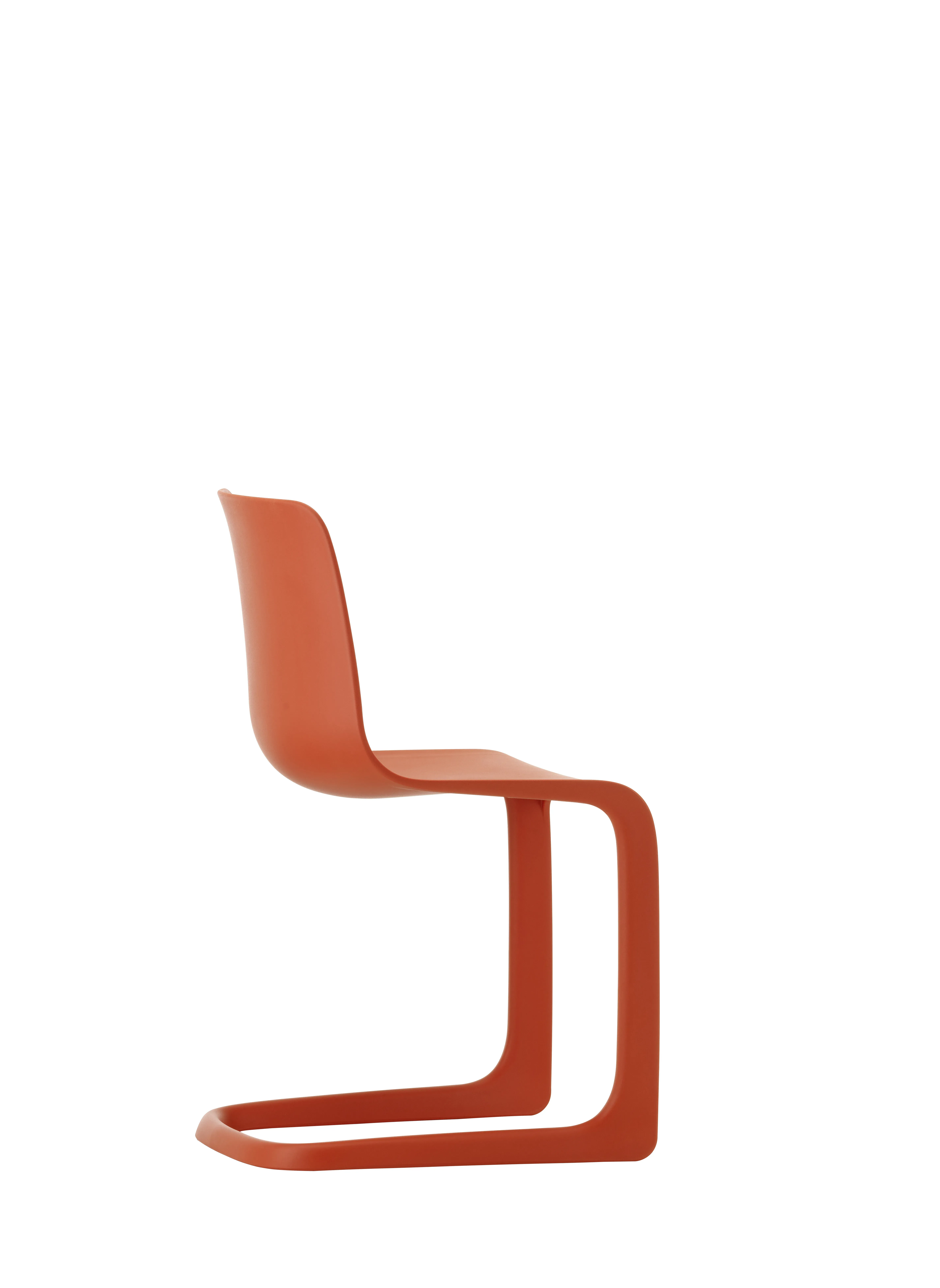 Illustration numéro 2 du produit Vitra Chaise EVO-C - poppy red