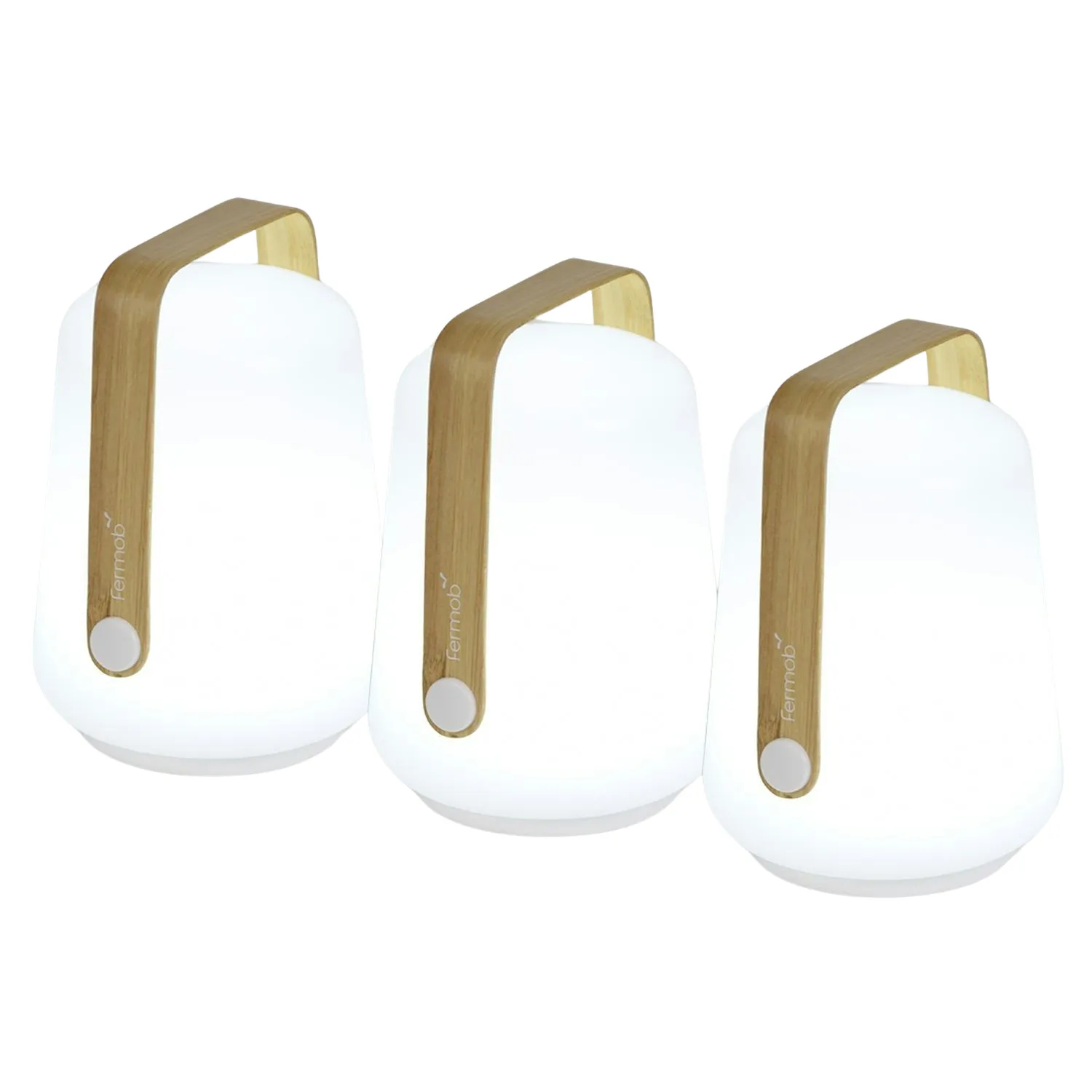 Illustration numéro 2 du produit Fermob Ensemble de 3 lampes Balad Bamboo
