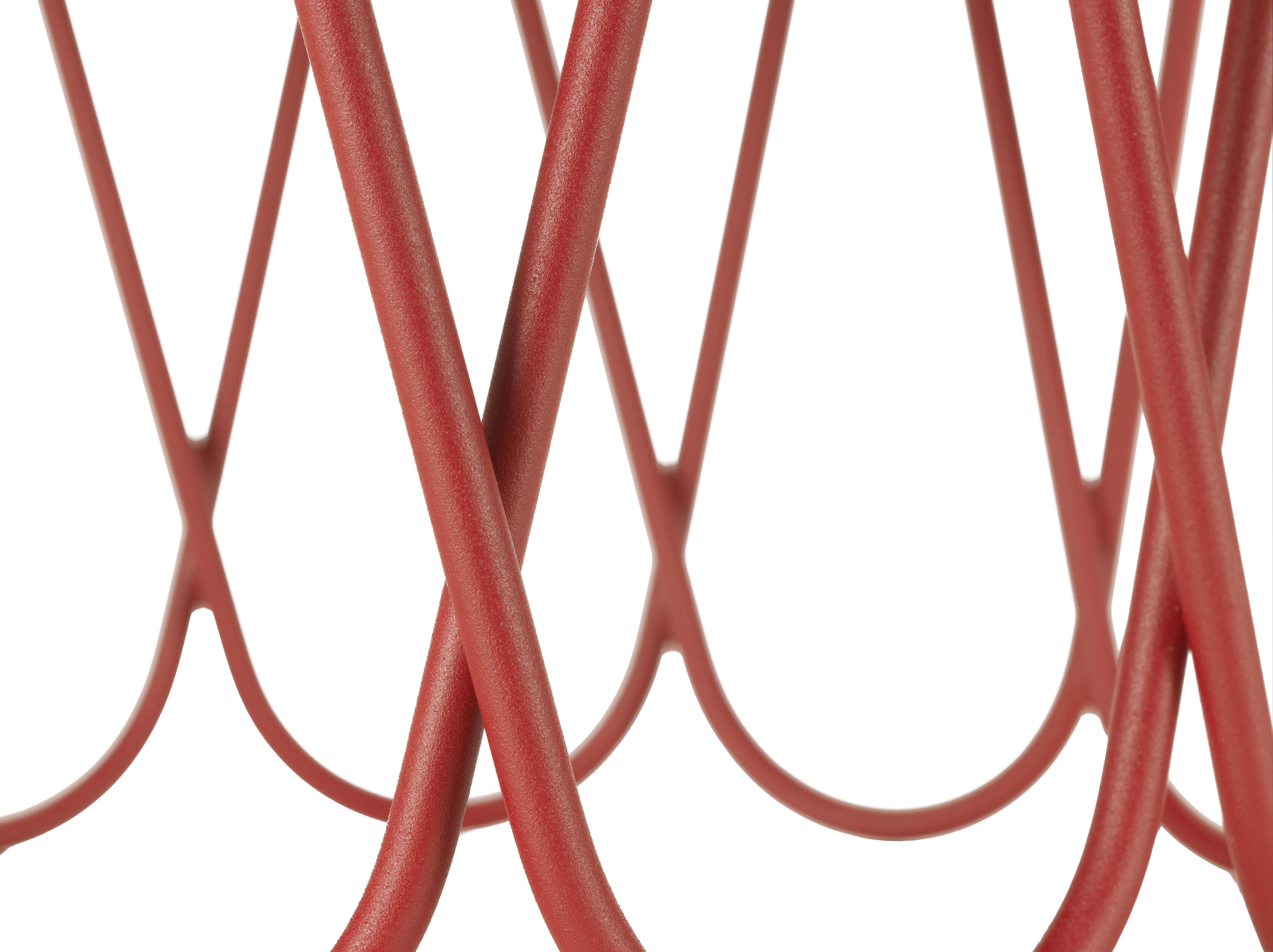 Illustration numéro 2 du produit Vitra Table Flower - rouge - Ø80 cm