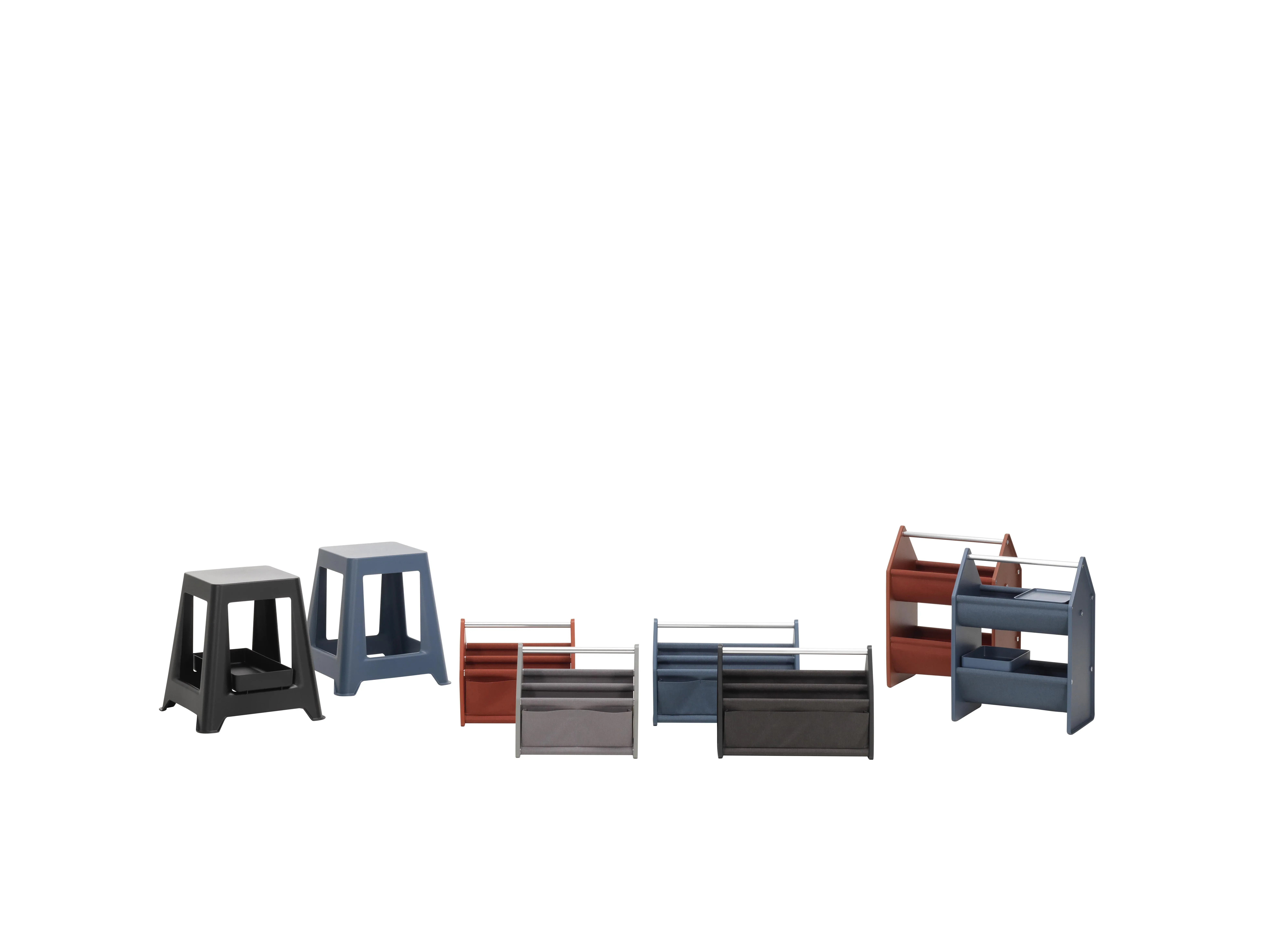 Illustration numéro 2 du produit Vitra Boîte Locker - noir foncé RE - petite