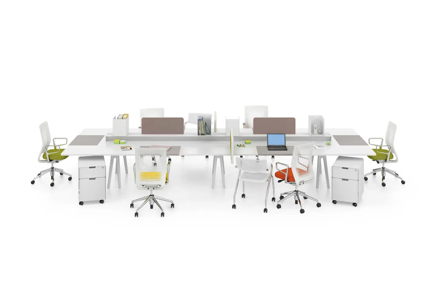 Illustration numéro 2 du produit Vitra Sous-main Joyn - mauve gris