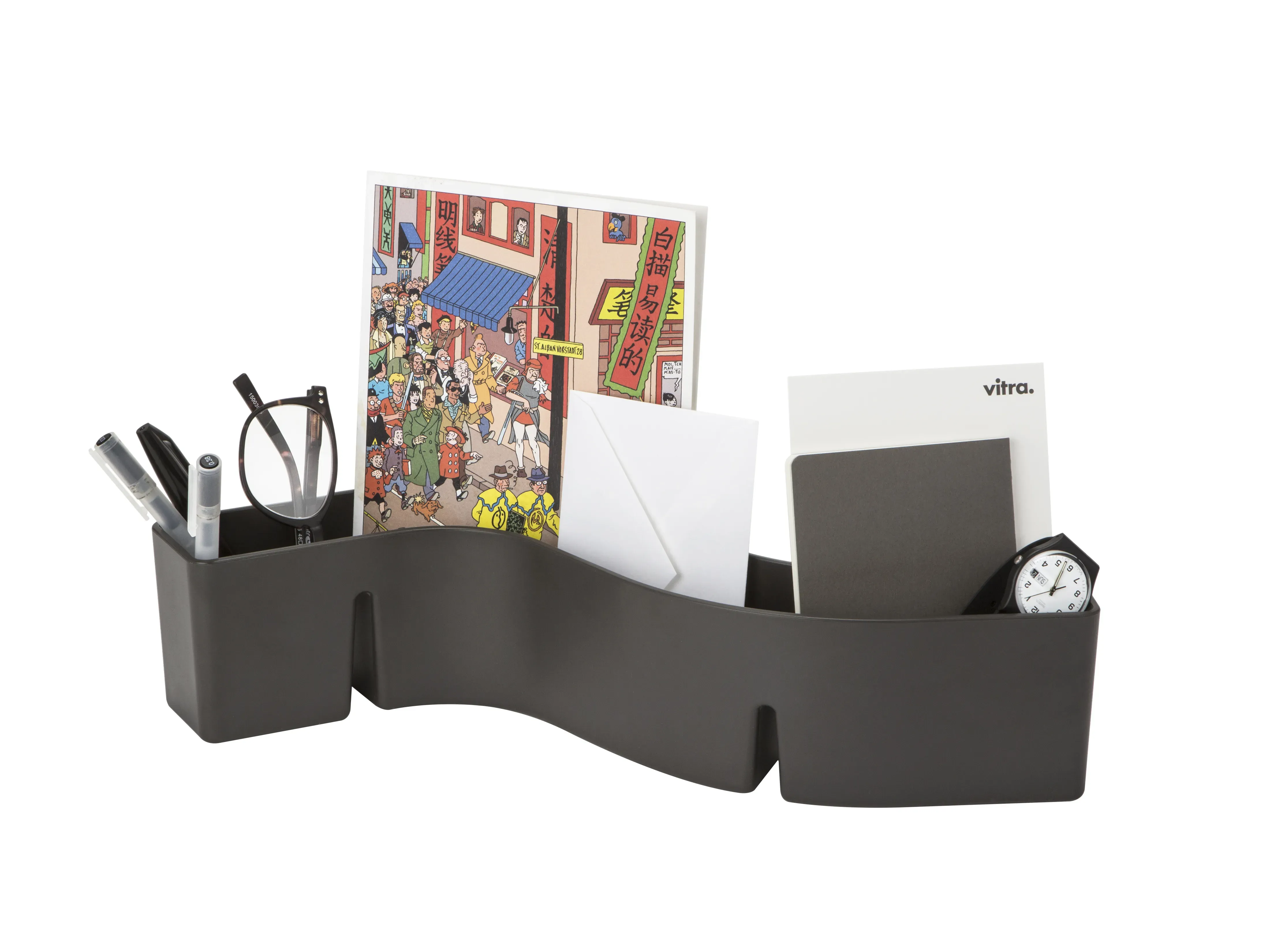 Illustration numéro 2 du produit Vitra S-Tidy - gris foncé