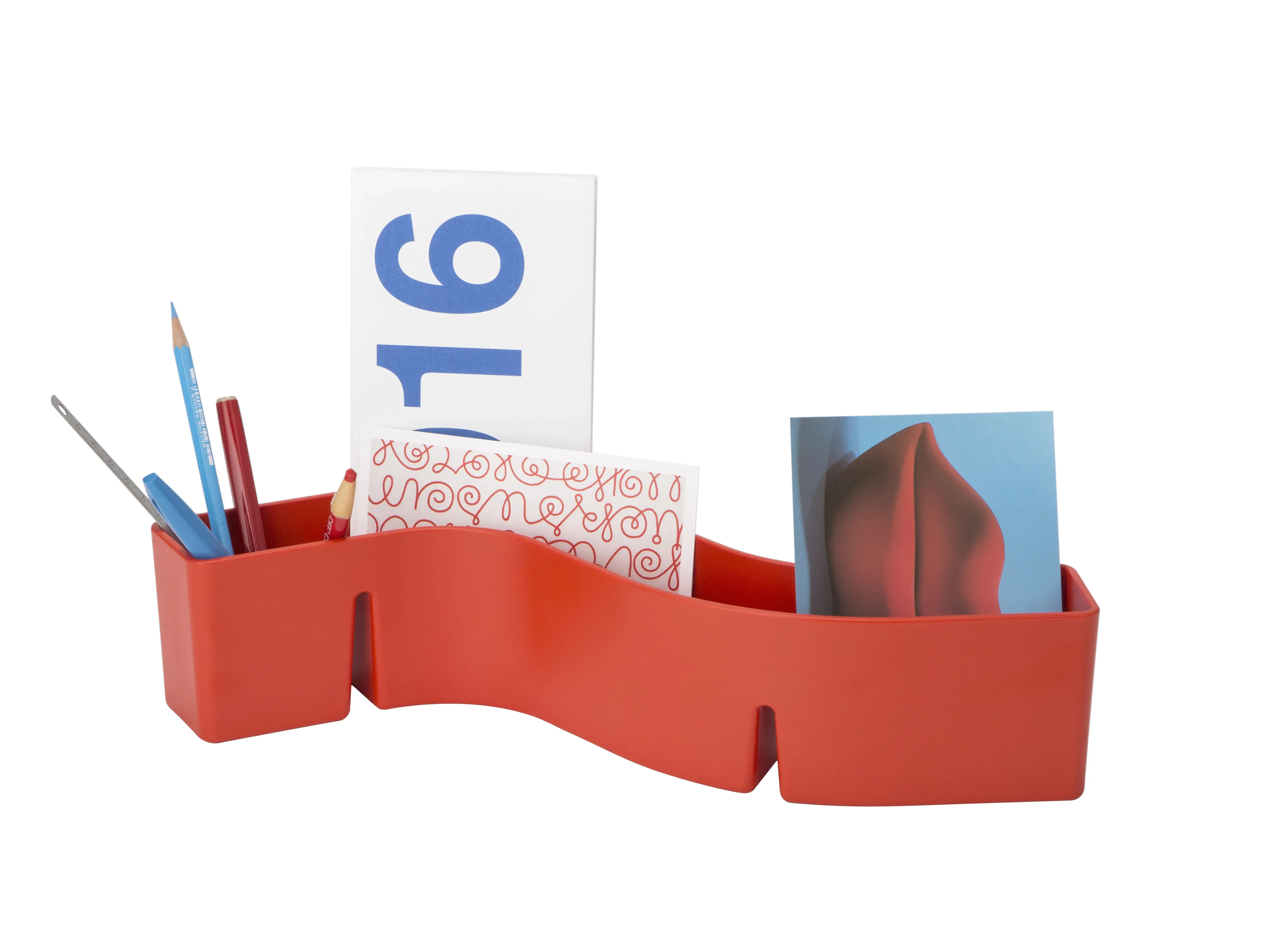 Illustration numéro 2 du produit Vitra S-Tidy - poppy red