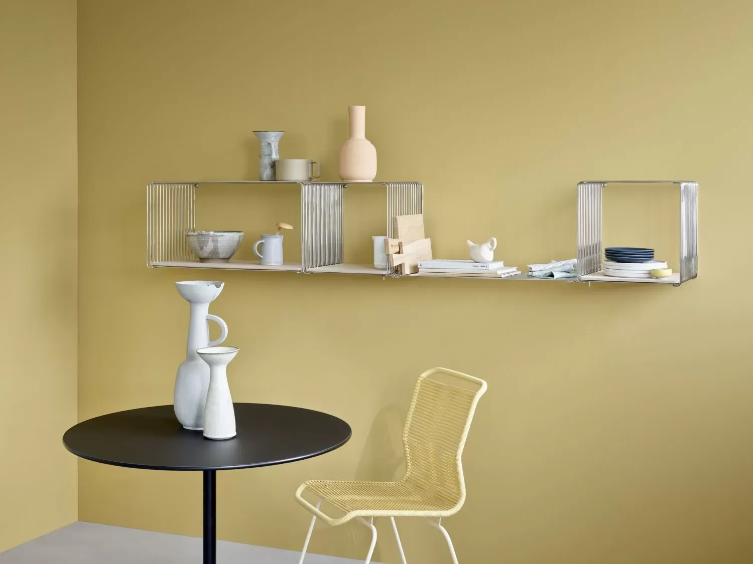 Illustration numéro 2 du produit Montana Étagère Panton Wire Single - 18,8 cm - Chrome