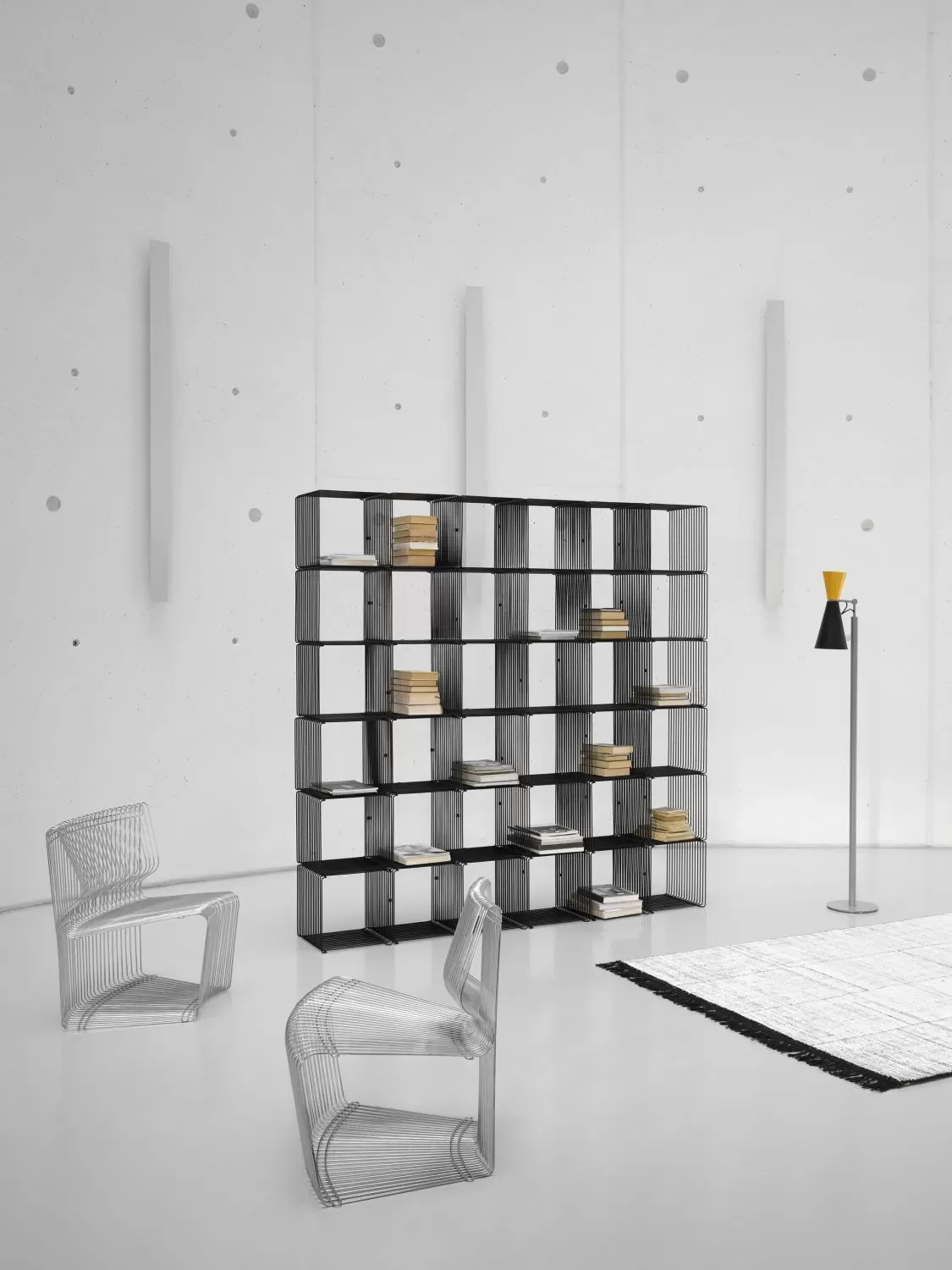 Illustration numéro 2 du produit Montana Étagère Panton Wire Single - 34,8 cm - noir