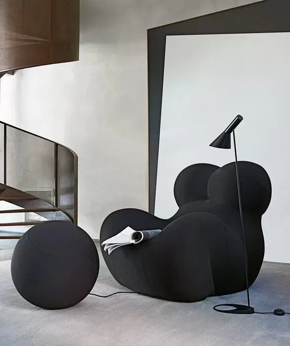 Illustration numéro 2 du produit B&B Italia Fauteuil UP5_6 - Soara Noir