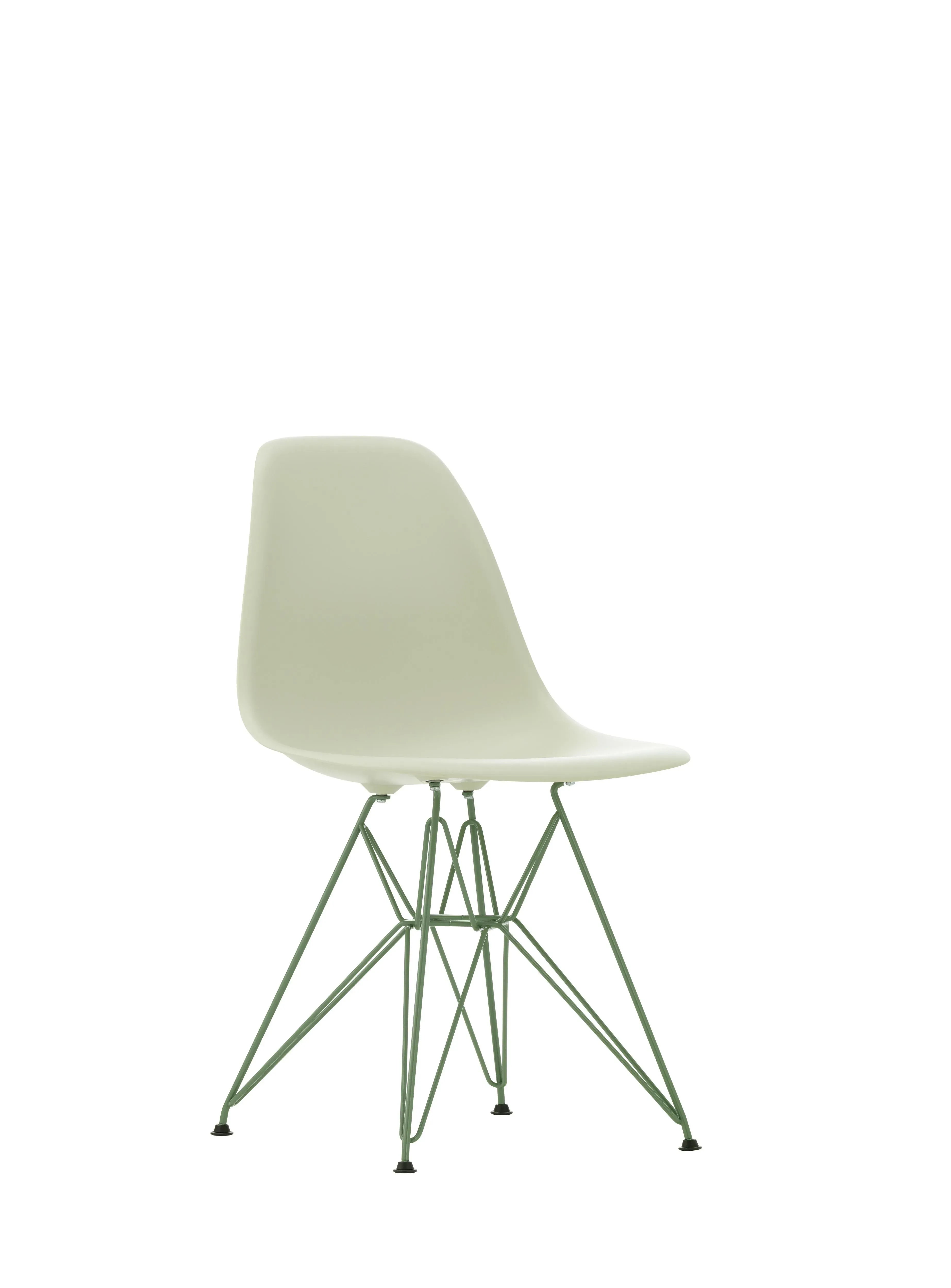 Illustration numéro 2 du produit Vitra Chaise DSR Colours Eames Plastic - galet RE - patins pour tapis de sol