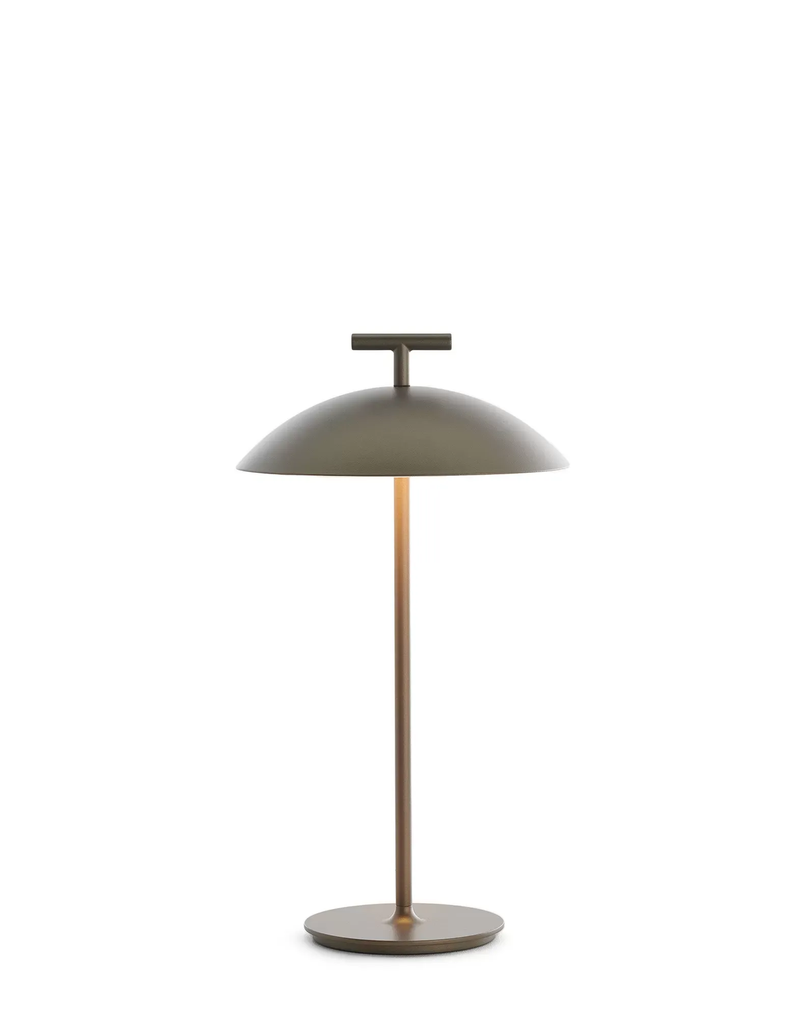 Illustration numéro 2 du produit Kartell Lampe de table à batterie Mini Geen A - bronze
