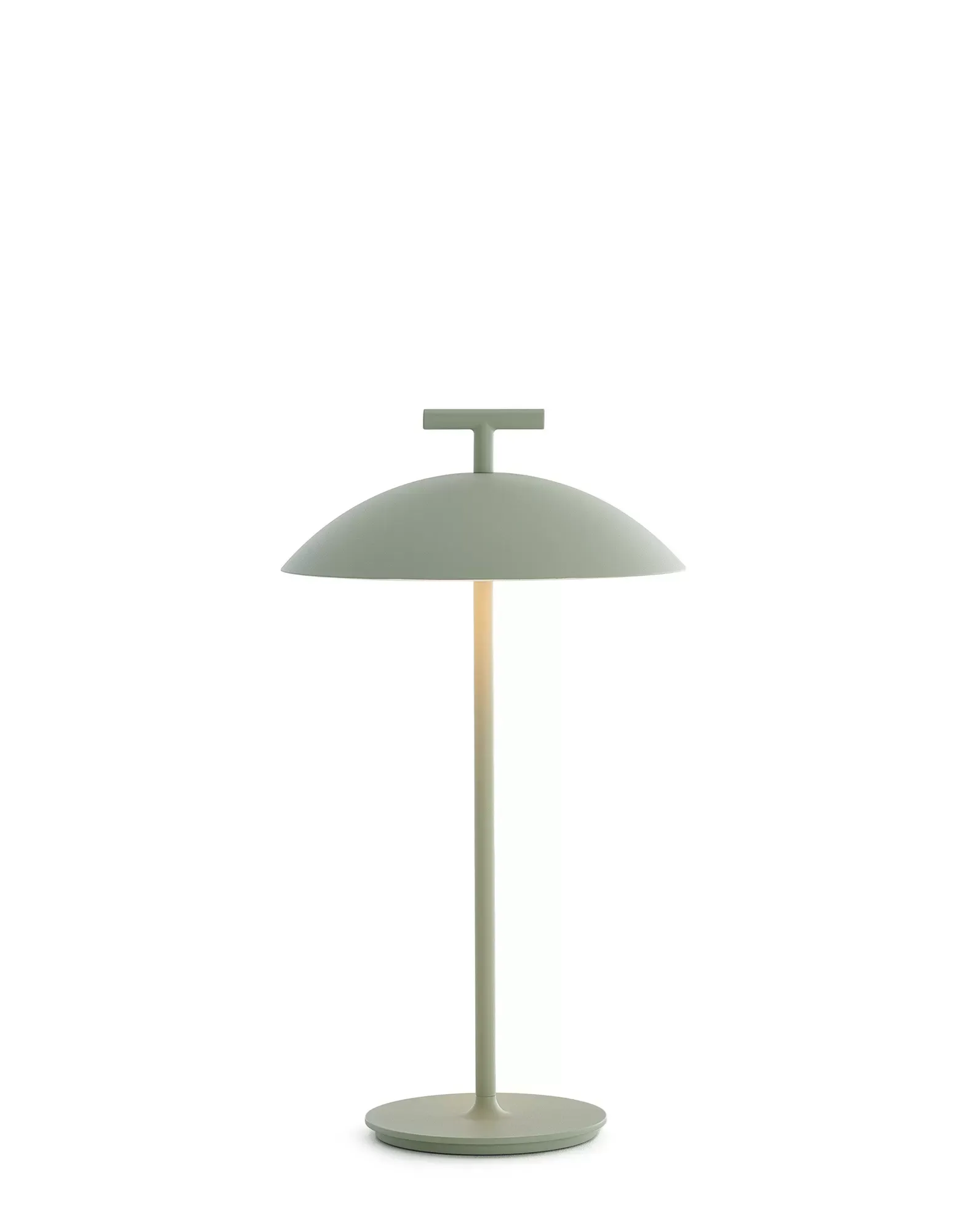 Illustration numéro 2 du produit Kartell Lampe de table à batterie Mini Geen A - vert