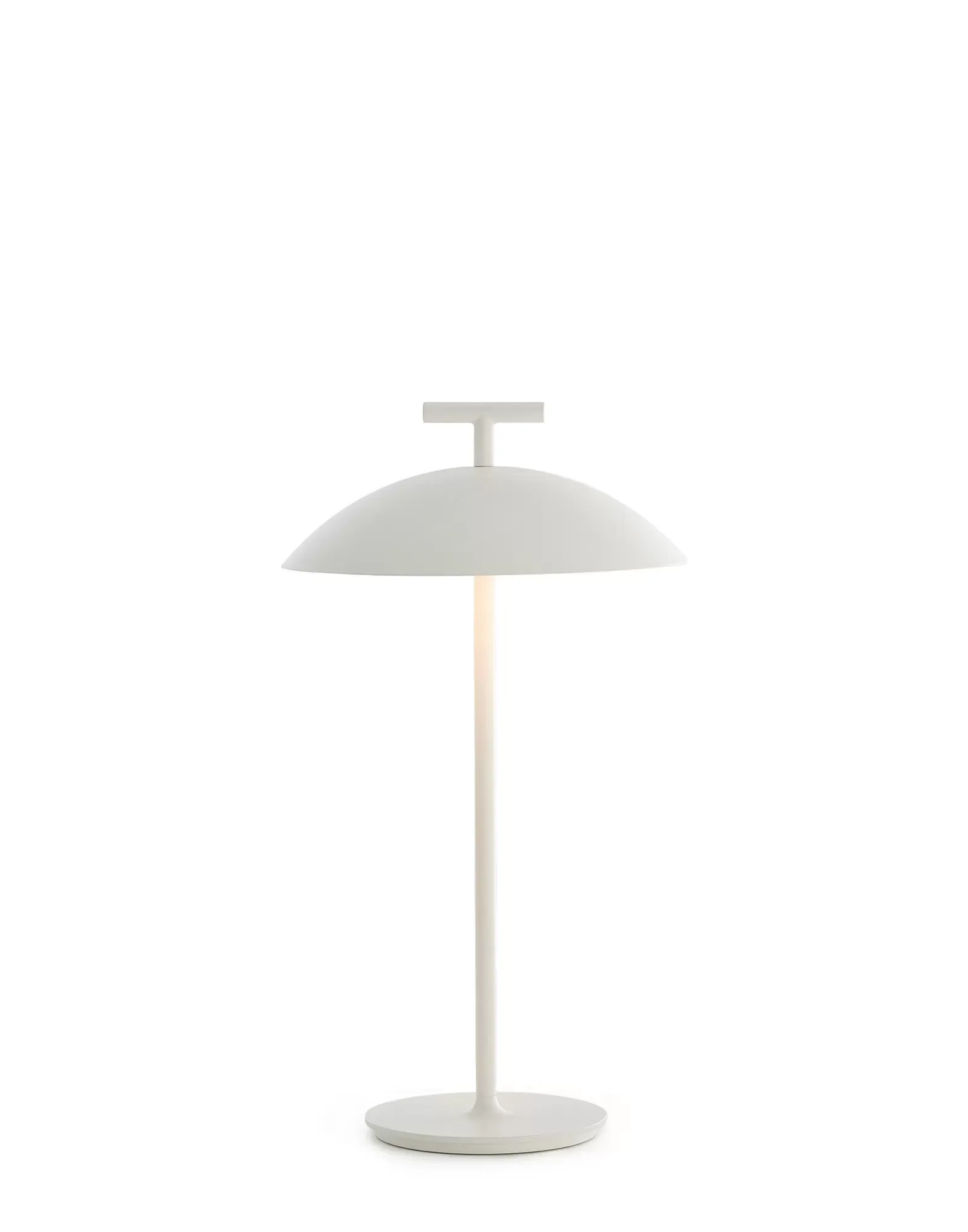 Illustration numéro 2 du produit Kartell Lampe de table à batterie Mini Geen A - blanc