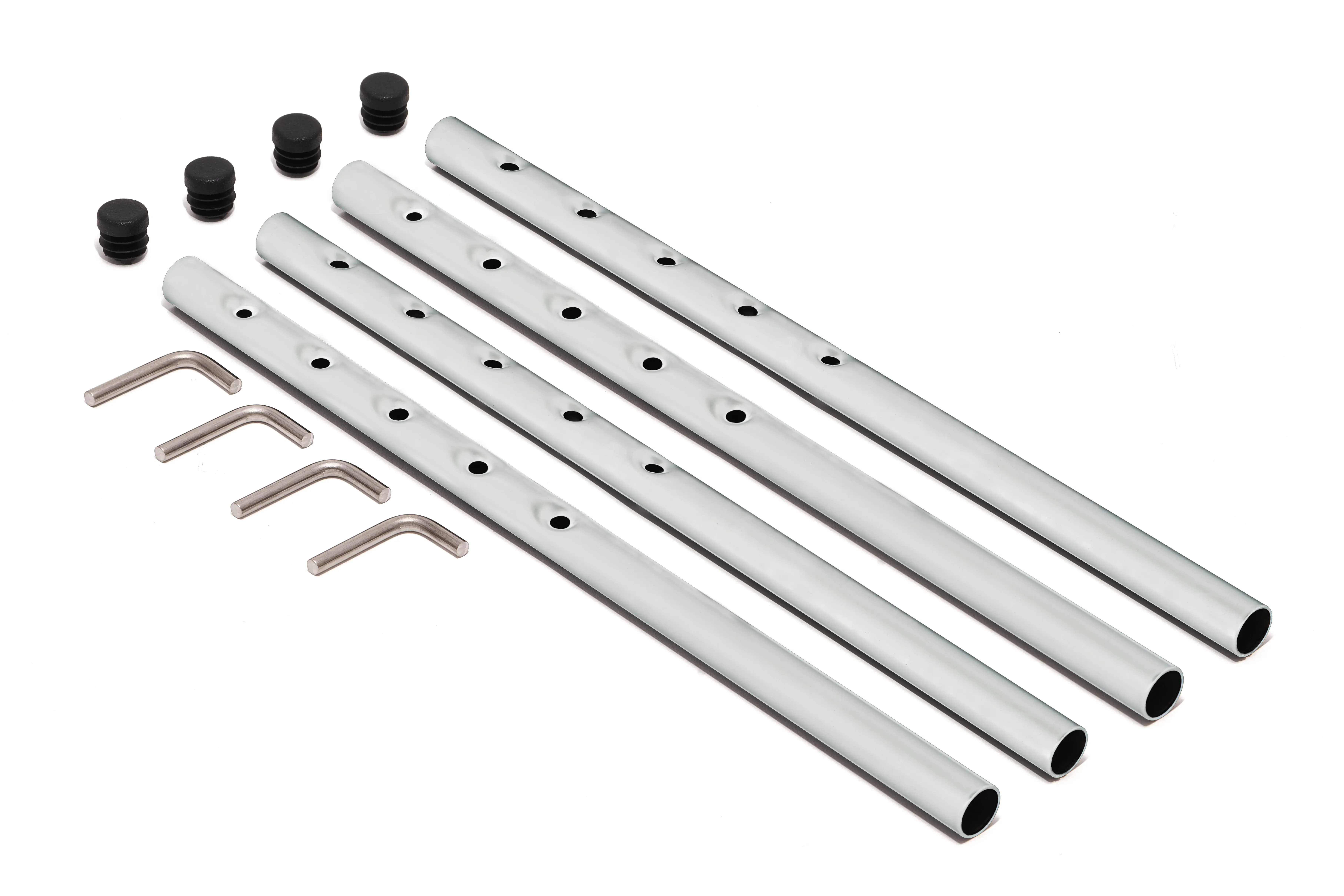 Illustration numéro 2 du produit Richard Lampert Piètement de table Eiermann 2 - blanc - Entretoise au centre - 135 x 78 cm - avec extension (hauteur 66 cm)