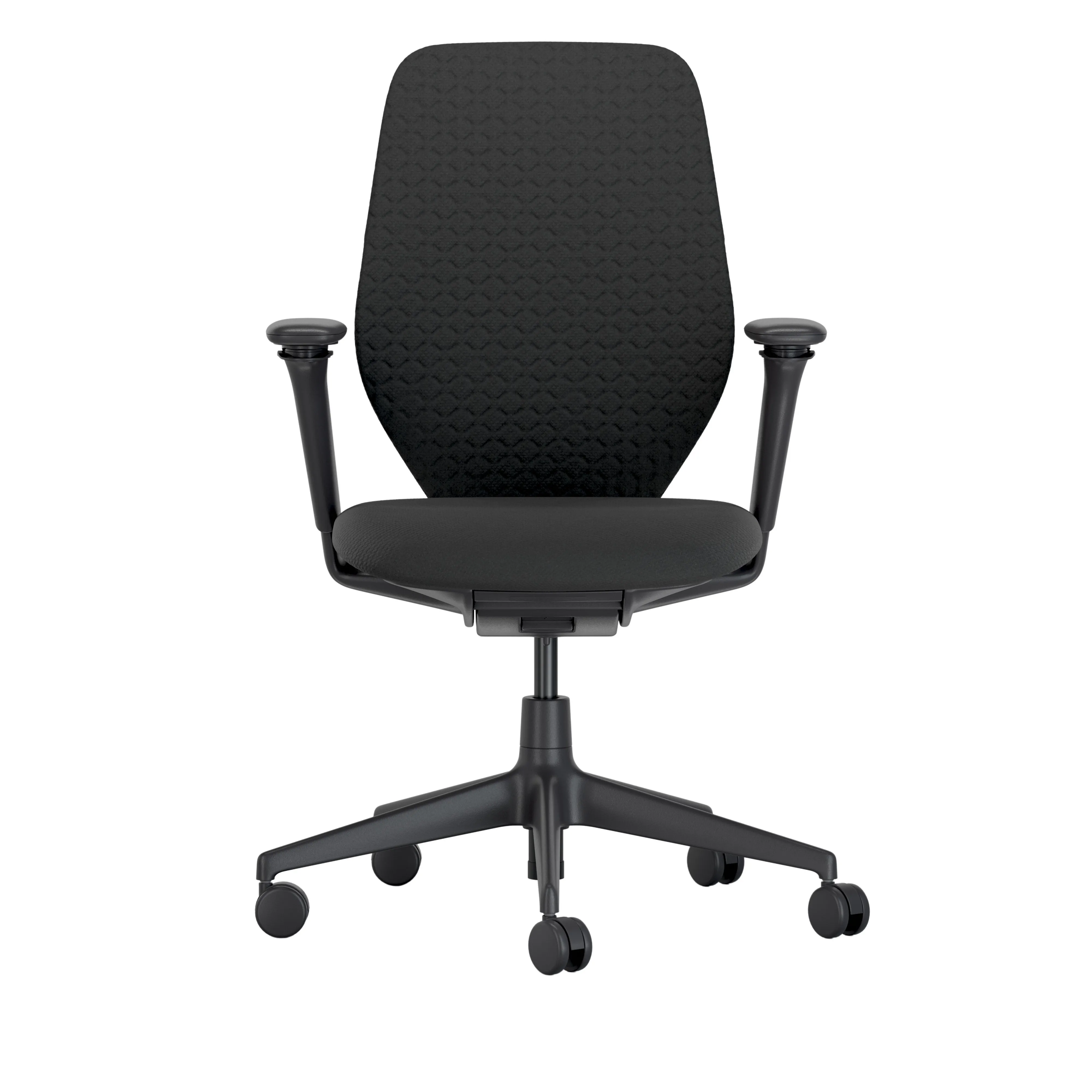 Illustration numéro 2 du produit Vitra Chaise de bureau ACX Soft - Grid Knit 07 nero - Quilted Knit 07 nero