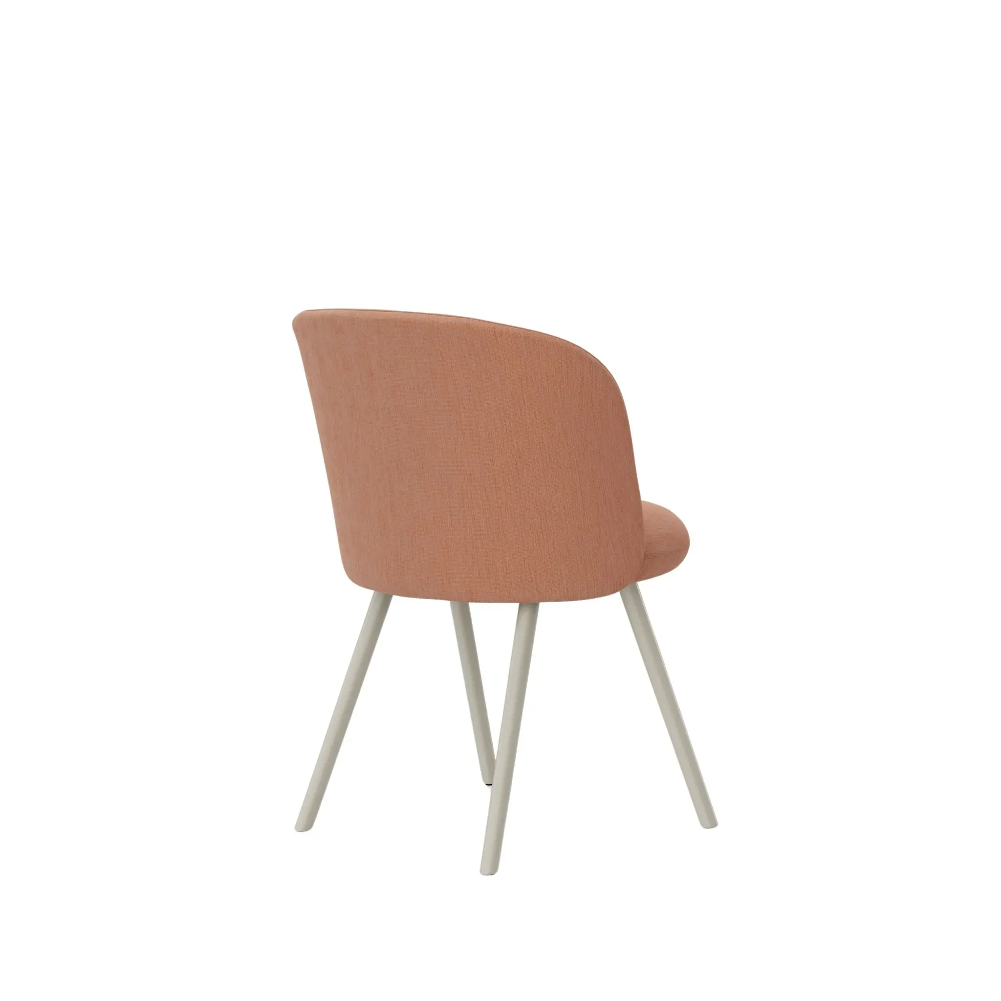Illustration numéro 2 du produit Vitra Chaise Mikado piètement en aluminium - Iroko 2 salm