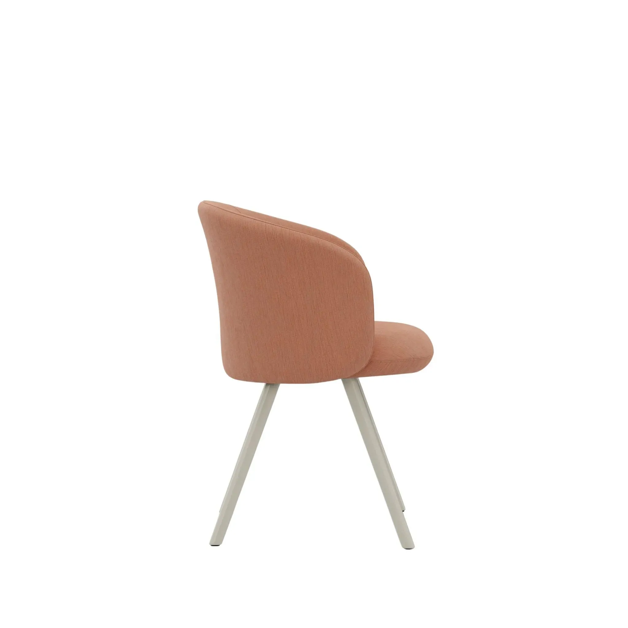 Illustration numéro 2 du produit Vitra Fauteuil Mikado avec structure en aluminium - Iroko 2 salm