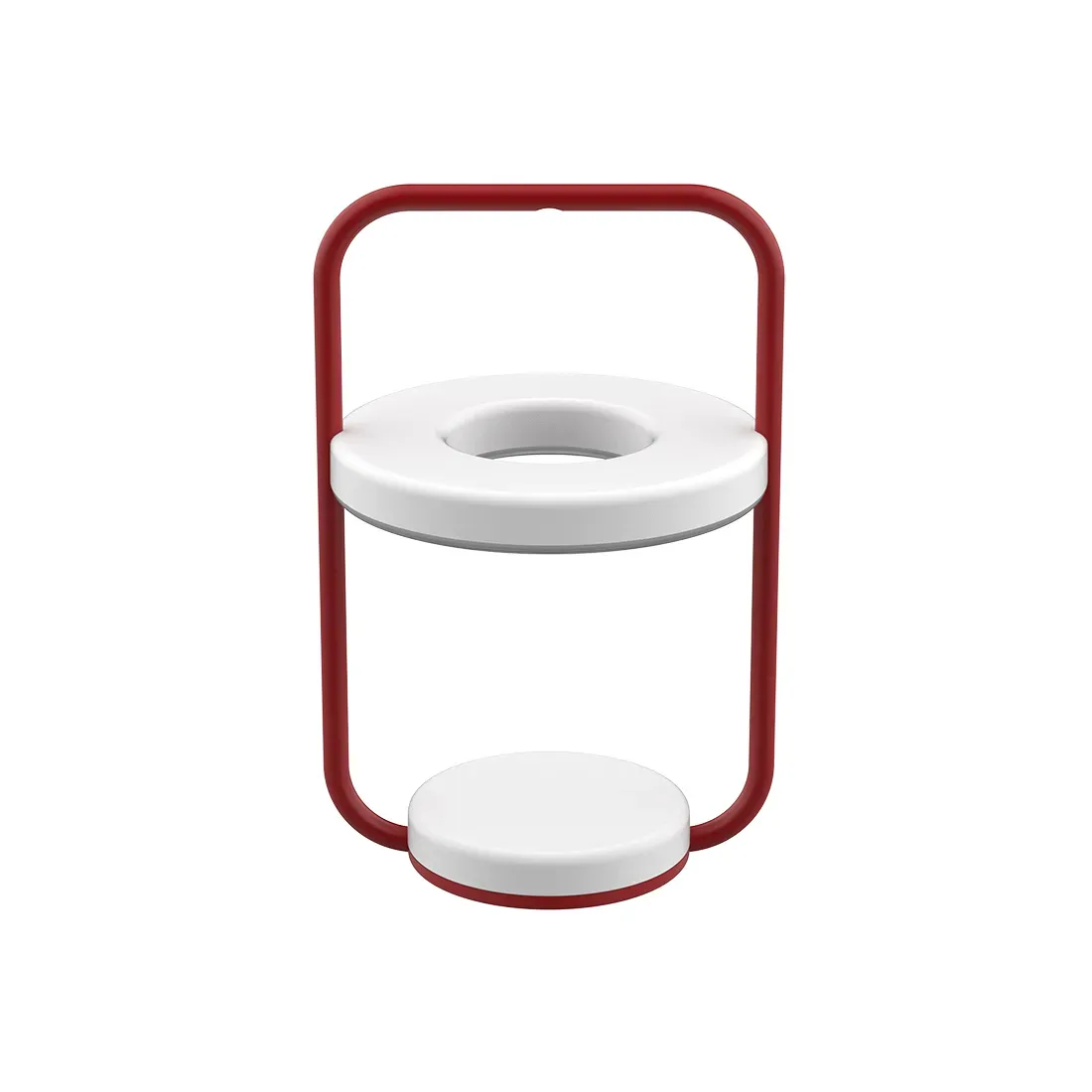 Illustration numéro 2 du produit Fermob Lampe rechargeable Ulli - 67 rouge coquelicot