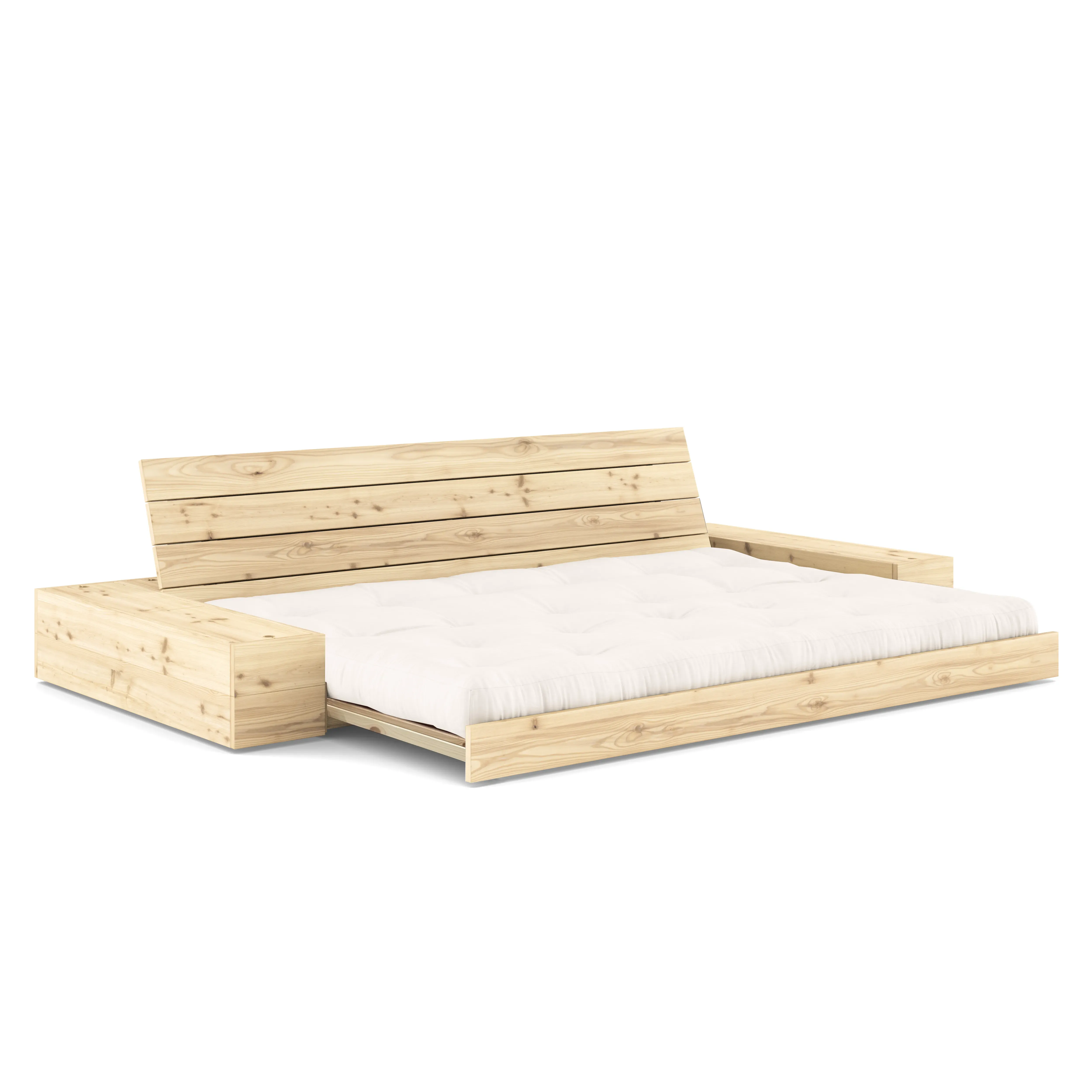 Illustration numéro 2 du produit Karup Canapé-lit Base avec casiers de rangement - 701 Natural - 101 ClearLacquered