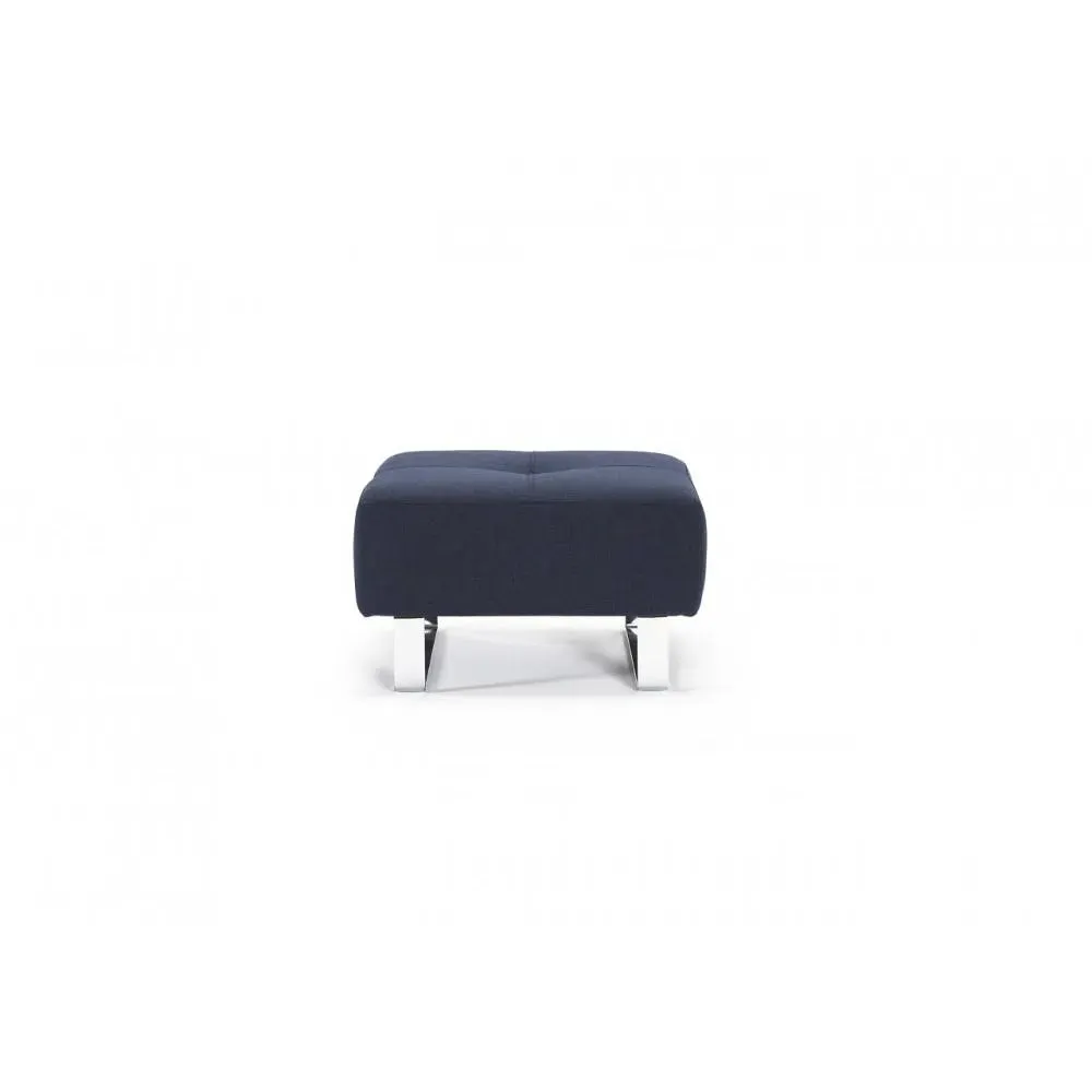 Illustration numéro 2 du produit INNOVATION LIVING  Pouf design CASSIUS DELUXE EXCESS 65*65 cm tissu Mixed Dance Blue