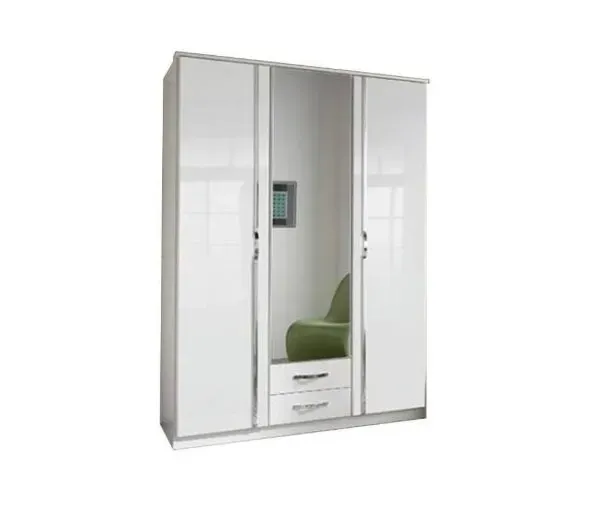 Illustration numéro 2 du produit Armoire d'angle KROOS blanc brillant