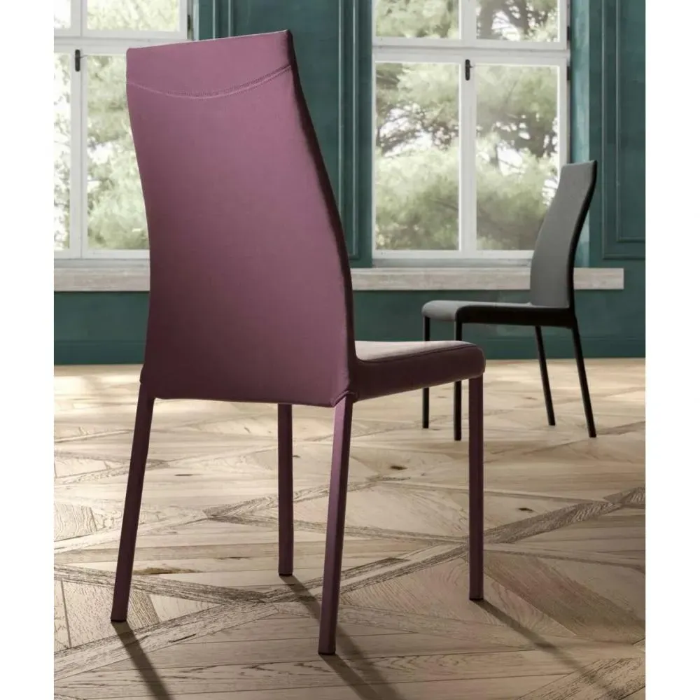 Illustration numéro 2 du produit Lot de 2 chaises BLITZ   en Velvet Rose