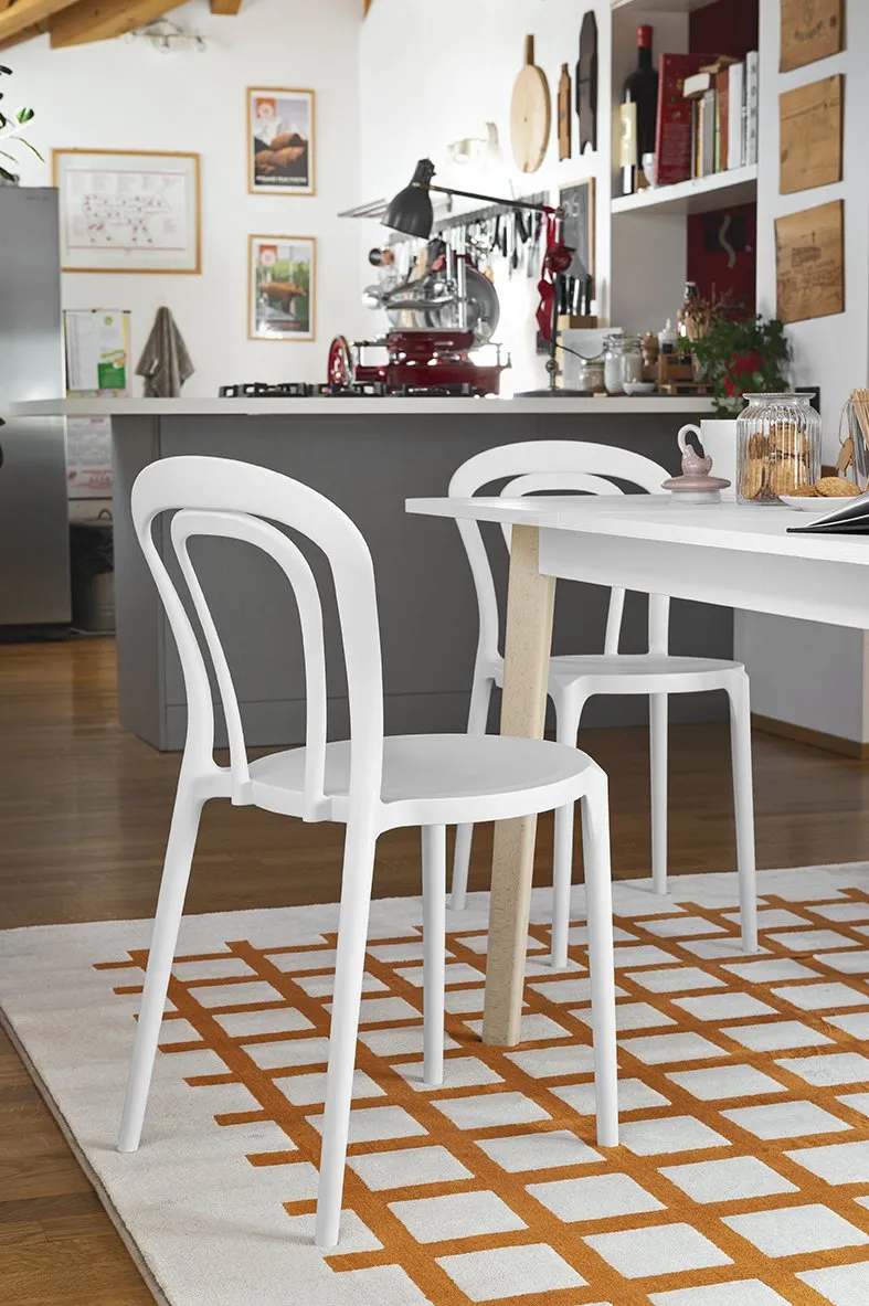 Illustration numéro 2 du produit Tapis de sol rectangulaire 240 x 160 cm CEK fibre synthétique fond beige motif safran