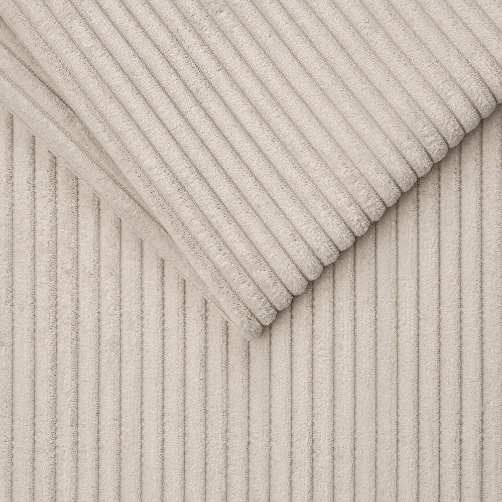 Illustration numéro 2 du produit Canapé fixe  2 places IBIZA largeur 176 cm velours côtelé zoom perle