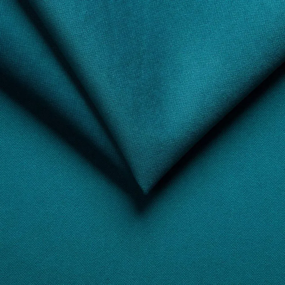 Illustration numéro 2 du produit Canapé fixe DREAMER 3 places maxi 215 cm velours amore bleu paon turkis