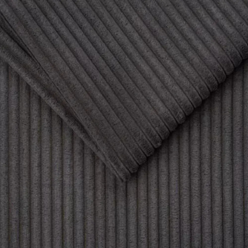 Illustration numéro 2 du produit Canapé fixe DREAMER 2 places 175 cm velours côtelé zoom graphite