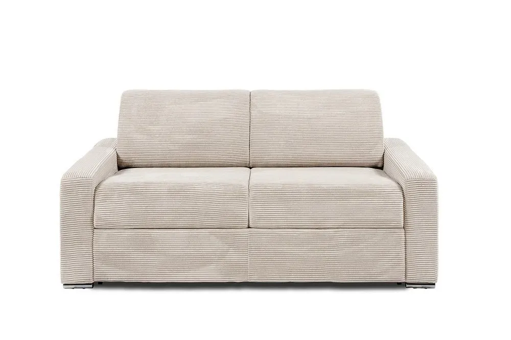 Illustration numéro 2 du produit Canapé fixe DREAMER 3 places maxi 215 cm velours côtelé zoom perle