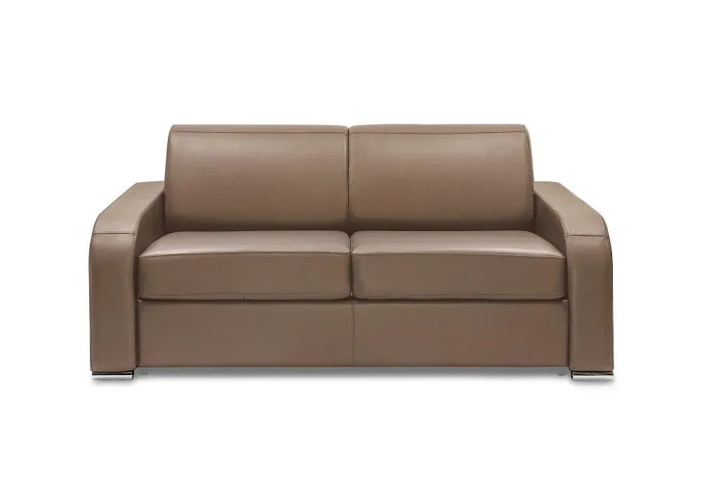 Illustration numéro 2 du produit Canapé fixe 2 places SOFIA 175 cm cuir regent taupe