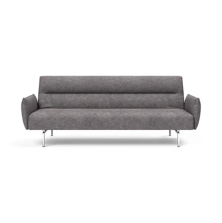 Illustration numéro 2 du produit INNOVATION LIVING  Canapé lit JILLIS ARMS avec accoudoirs tissu Avella Warm Grey