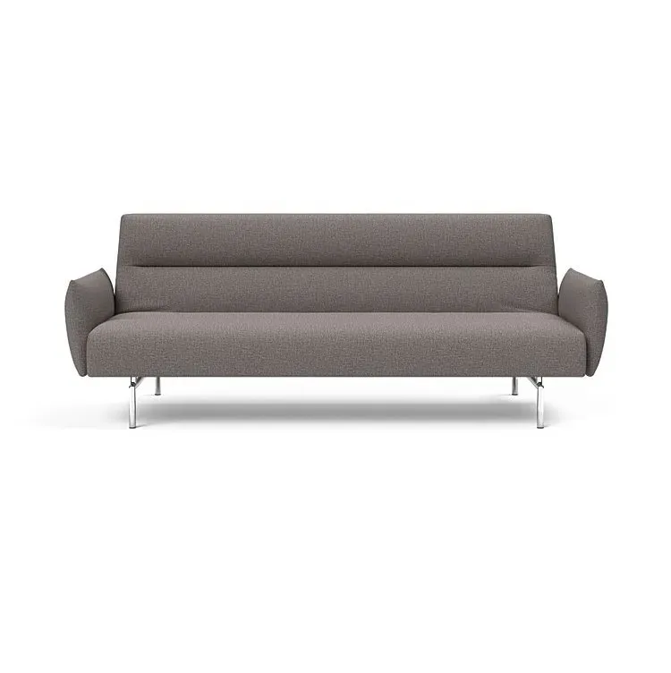 Illustration numéro 2 du produit INNOVATION LIVING  Canapé lit JILLIS ARMS avec accoudoirs tissu Mixed Dance Grey