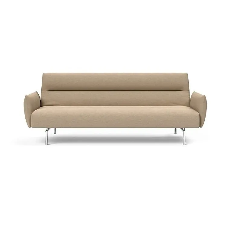 Illustration numéro 2 du produit INNOVATION LIVING  Canapé lit JILLIS ARMS avec accoudoirs tissu Phobos Mocha