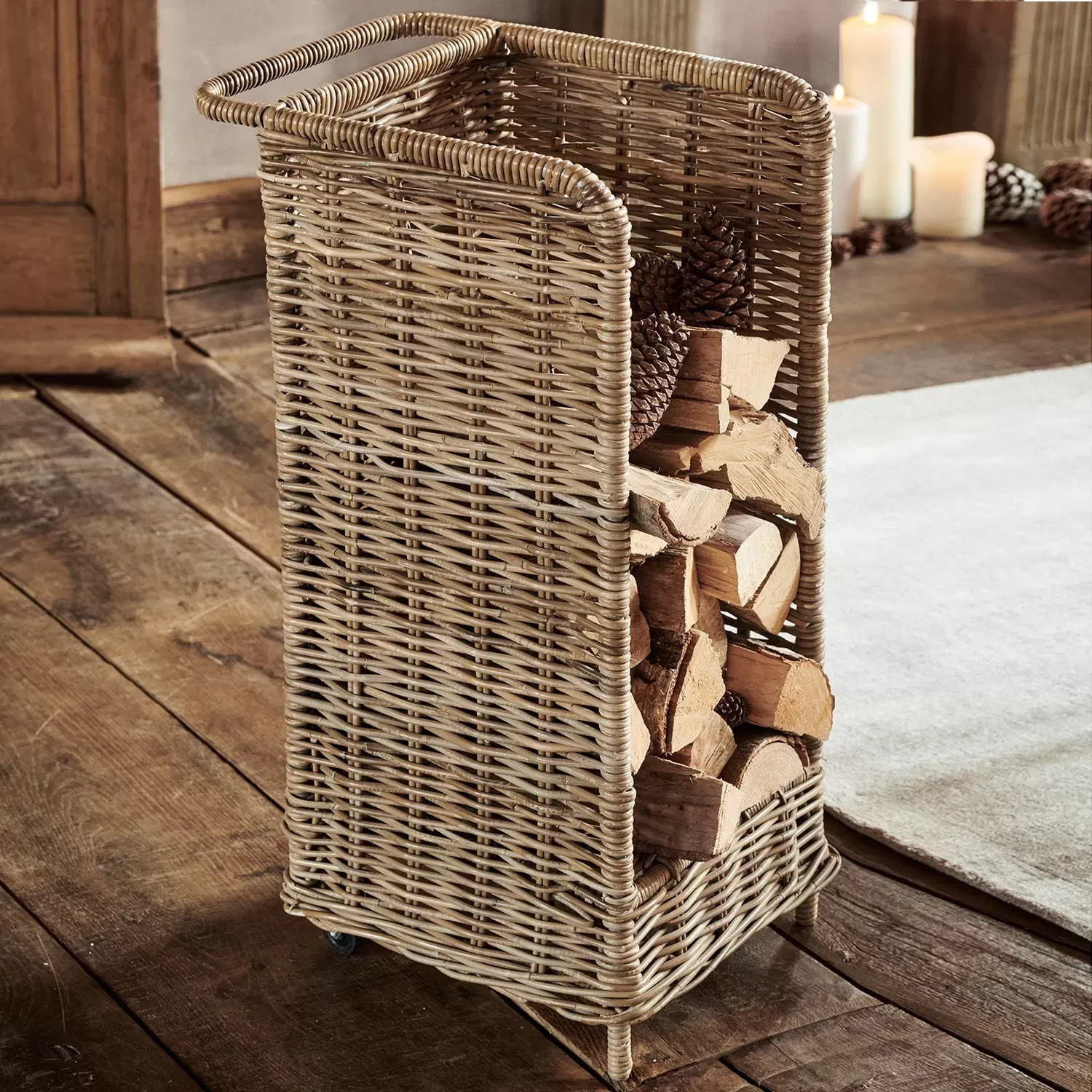 Illustration numéro 2 du produit Panier à bûches Xabier