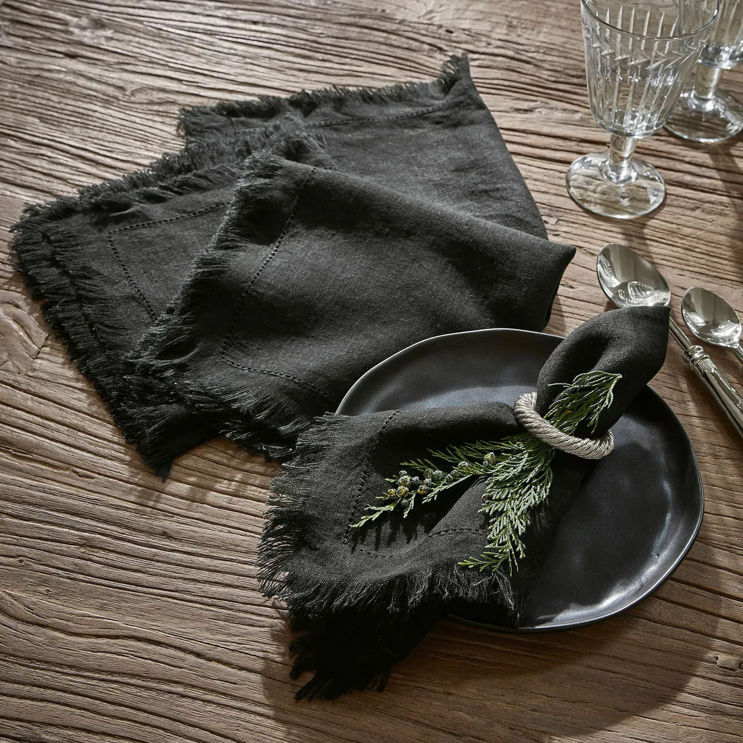 Illustration numéro 2 du produit Lot de 4 serviettes de table Pibrac