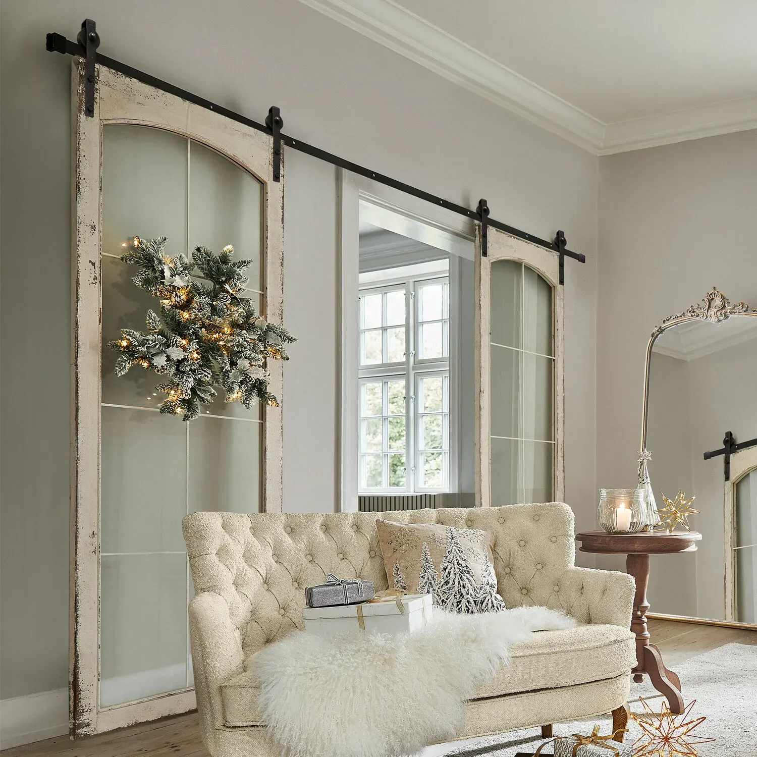 Illustration numéro 2 du produit Double porte coulissante Incles