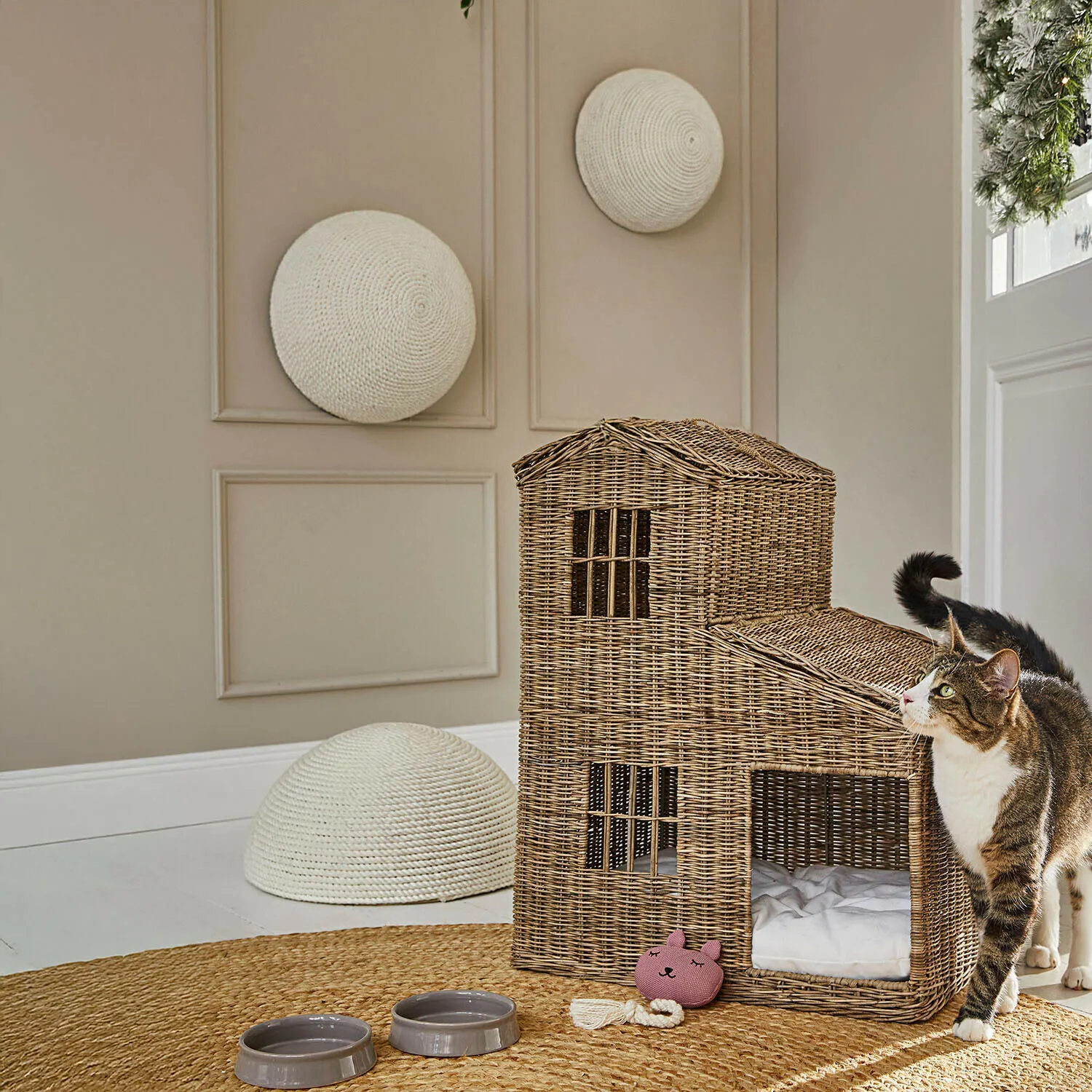 Illustration numéro 2 du produit Lot de 3 griffoirs Hallira