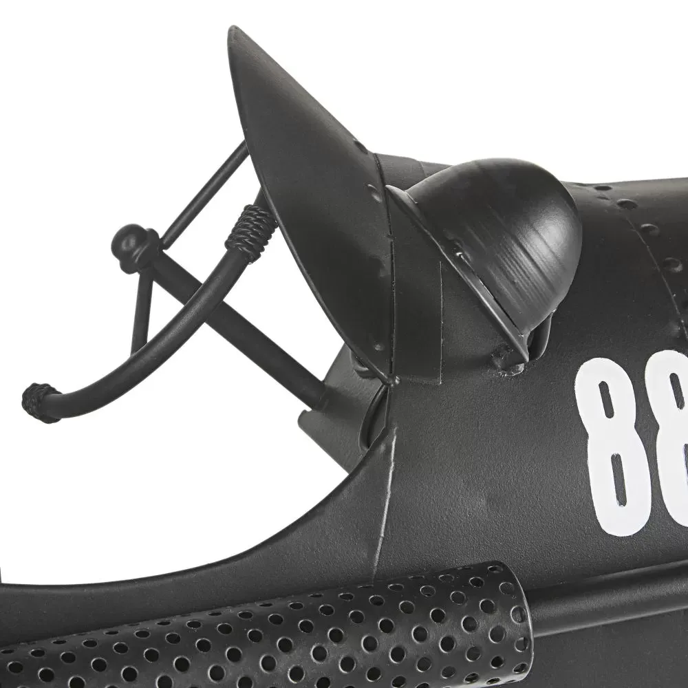 Illustration numéro 2 du produit Déco murale voiture en fer forgé noir, 119x35 cm