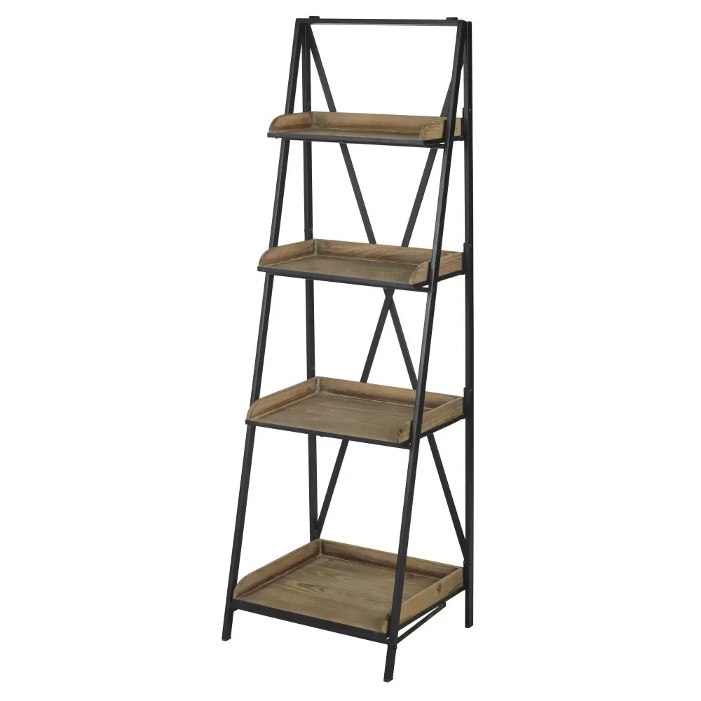 Illustration numéro 2 du produit Etagère industrielle métal noir