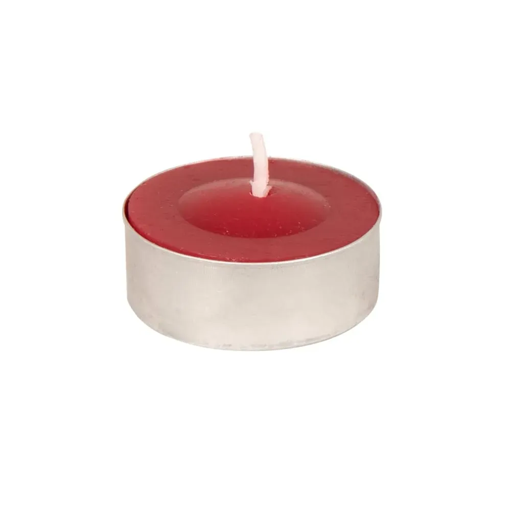 Illustration numéro 2 du produit Bougies chauffe-plat (x12) rouges