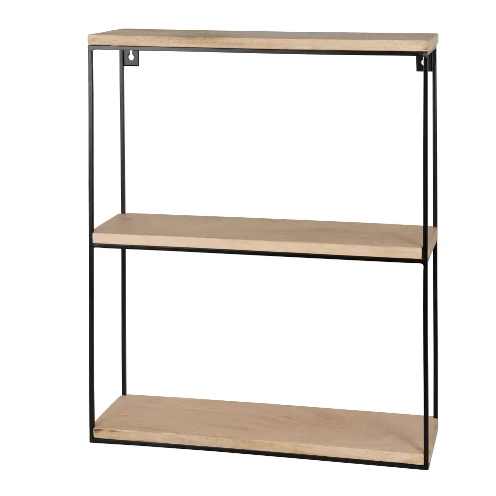 Illustration numéro 2 du produit Etagère en manguier et métal