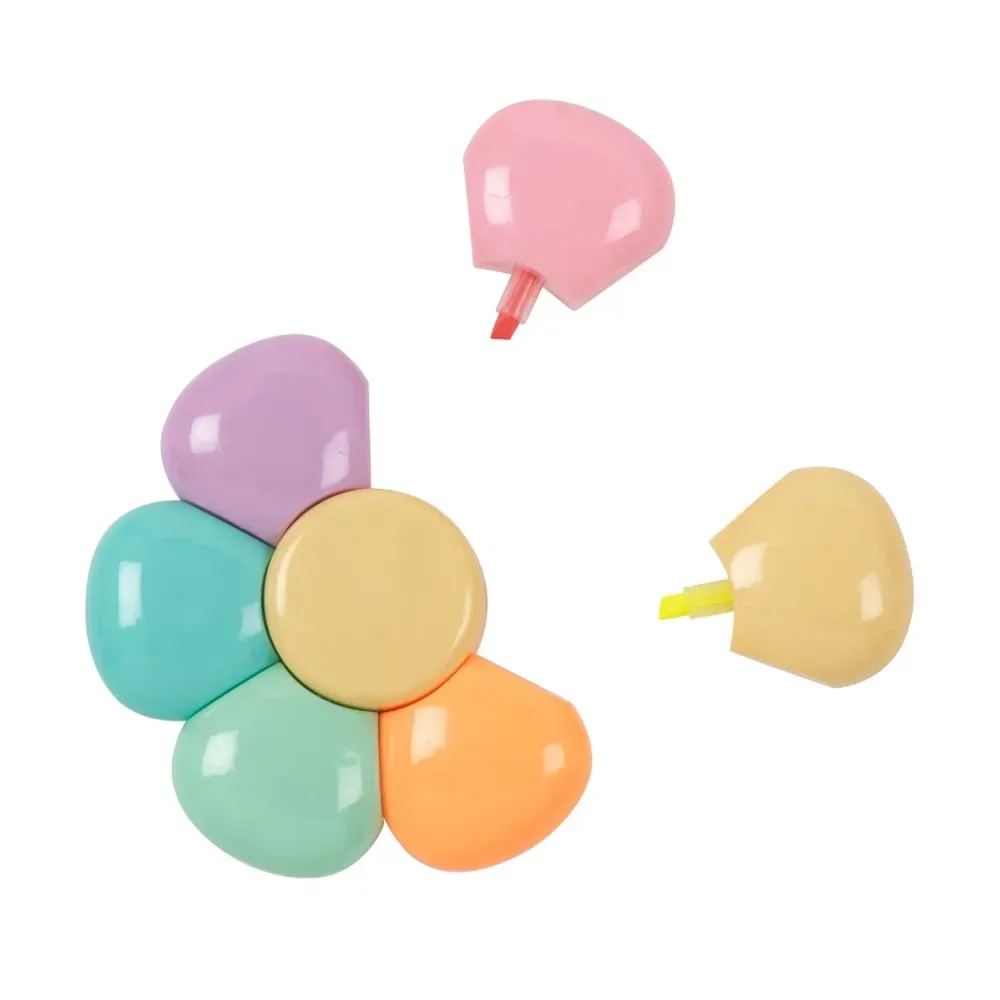 Illustration numéro 2 du produit Surligneurs multicolores (x6)