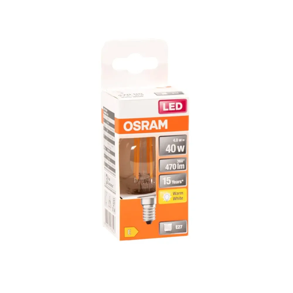 Illustration numéro 2 du produit Ampoule LED E27 4W blanc chaud