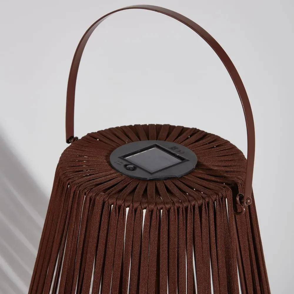 Illustration numéro 2 du produit Lanterne LED solaire marron