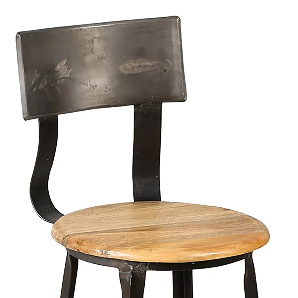 Illustration numéro 2 du produit Tabouret  de bar industriel h75