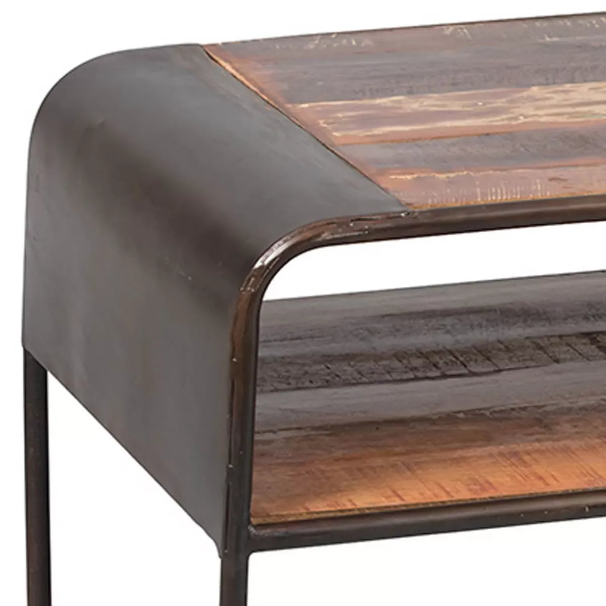 Illustration numéro 2 du produit Table  basse rectangulaire aspect vieilli