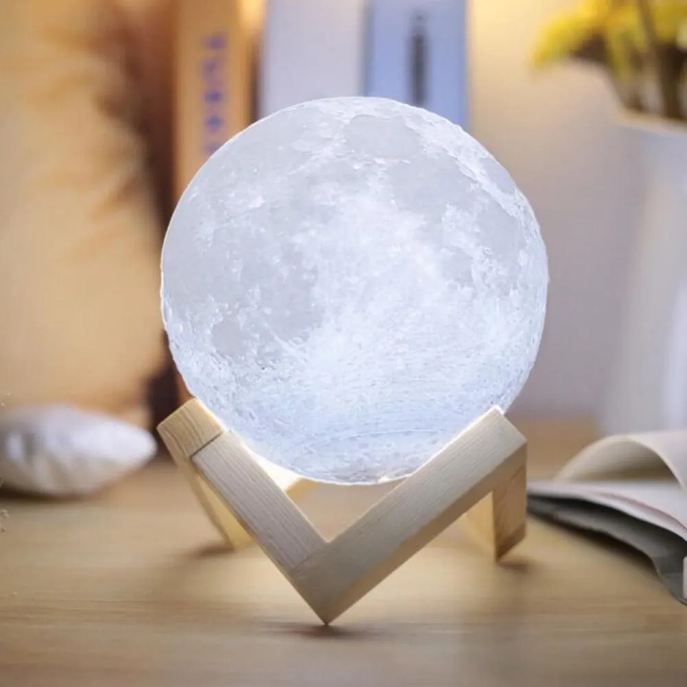 Illustration numéro 2 du produit Lampe à poser pleine lune 8cm
