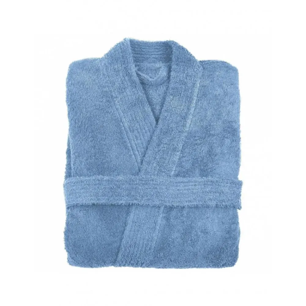 Illustration numéro 2 du produit Peignoir en Coton Gris Perle S cm cm