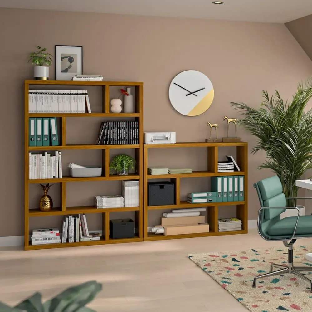 Illustration numéro 2 du produit Bibliothèque effet bois mukali